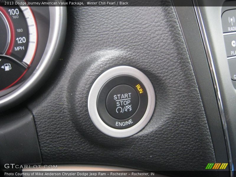 Winter Chill Pearl / Black 2013 Dodge Journey American Value Package