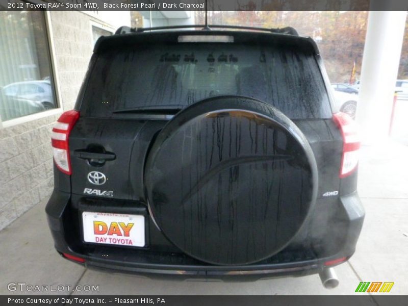 Black Forest Pearl / Dark Charcoal 2012 Toyota RAV4 Sport 4WD