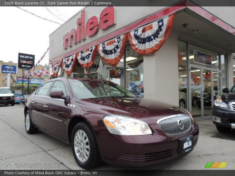 Dark Garnet Red Metallic / Cashmere 2006 Buick Lucerne CX