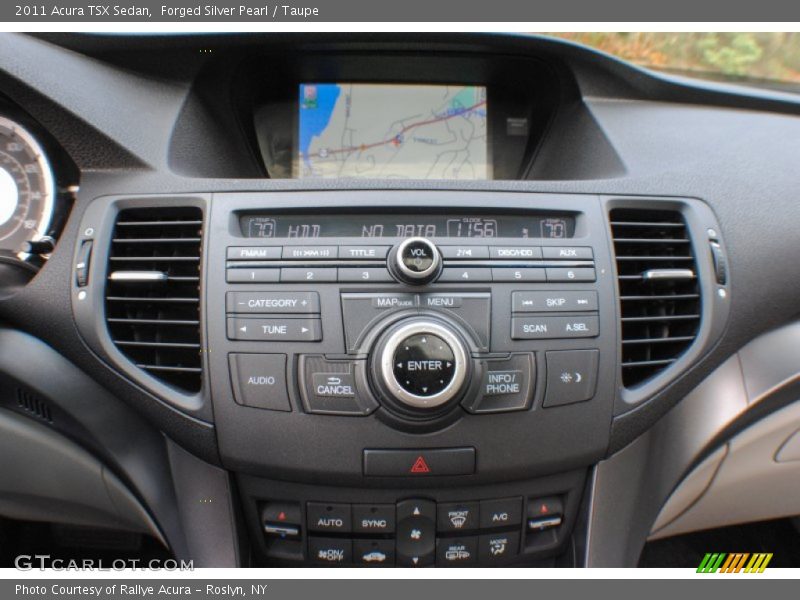 Forged Silver Pearl / Taupe 2011 Acura TSX Sedan