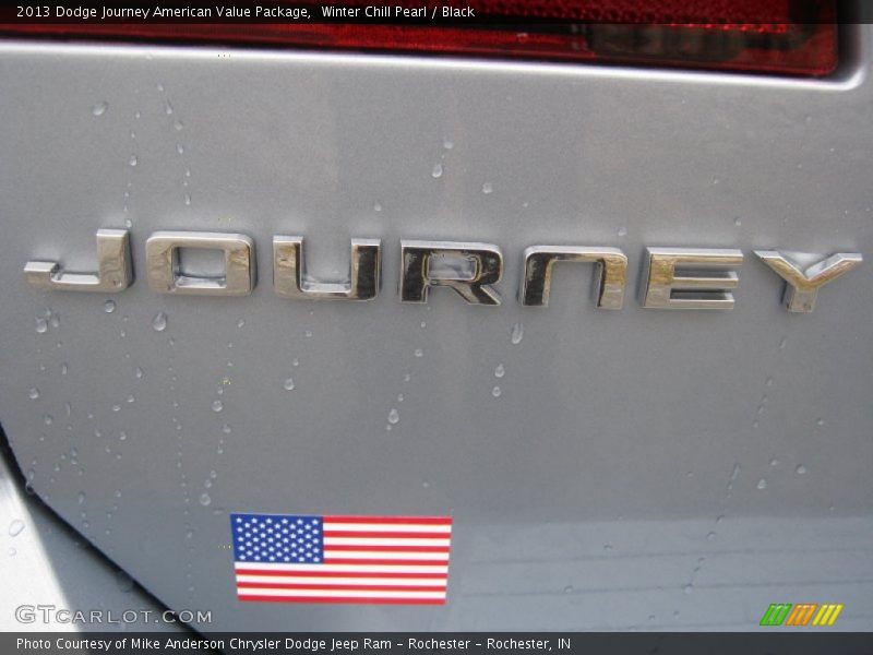 Winter Chill Pearl / Black 2013 Dodge Journey American Value Package