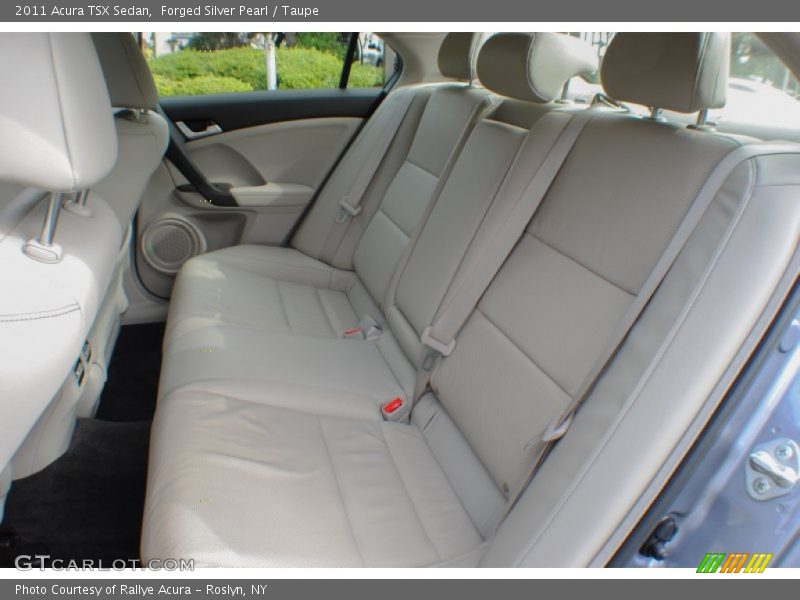 Forged Silver Pearl / Taupe 2011 Acura TSX Sedan