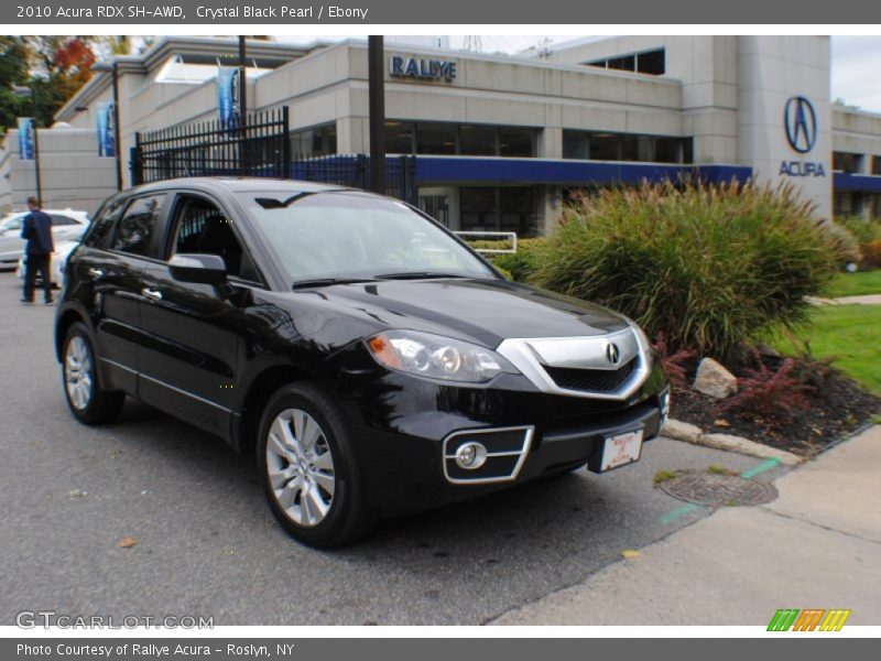 Crystal Black Pearl / Ebony 2010 Acura RDX SH-AWD