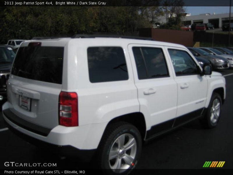 Bright White / Dark Slate Gray 2013 Jeep Patriot Sport 4x4
