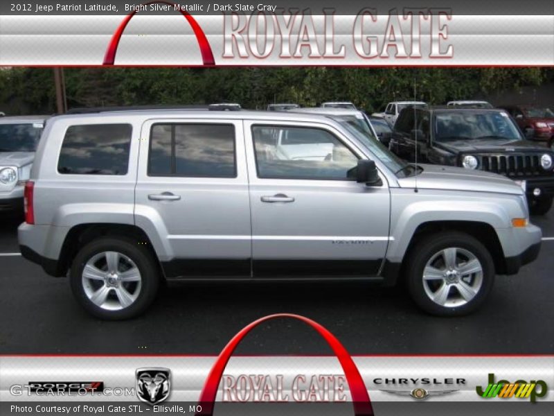 Bright Silver Metallic / Dark Slate Gray 2012 Jeep Patriot Latitude