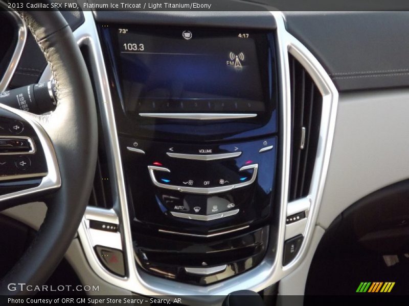 Platinum Ice Tricoat / Light Titanium/Ebony 2013 Cadillac SRX FWD