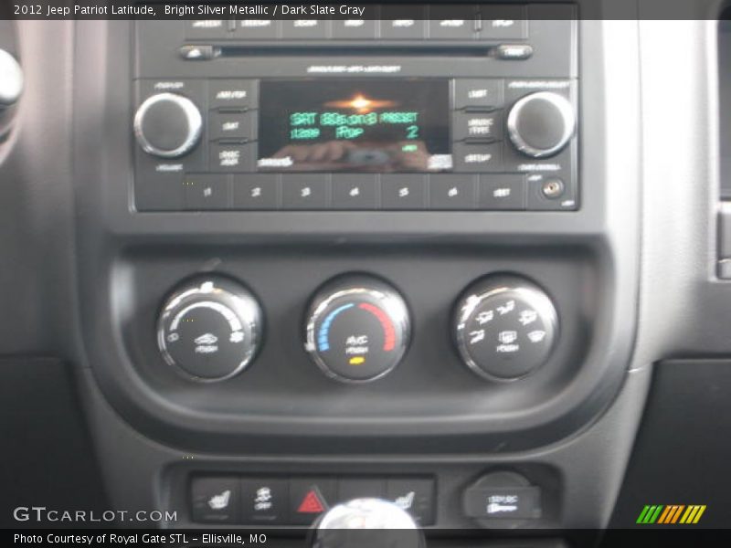 Bright Silver Metallic / Dark Slate Gray 2012 Jeep Patriot Latitude