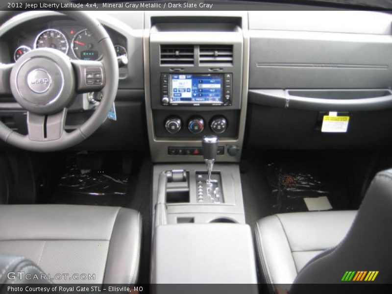 Mineral Gray Metallic / Dark Slate Gray 2012 Jeep Liberty Latitude 4x4