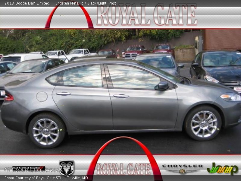 Tungsten Metallic / Black/Light Frost 2013 Dodge Dart Limited