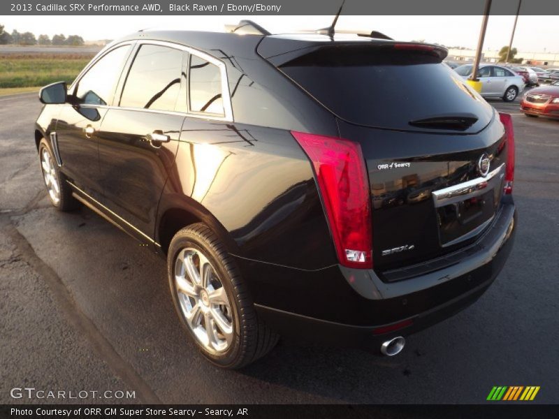 Black Raven / Ebony/Ebony 2013 Cadillac SRX Performance AWD