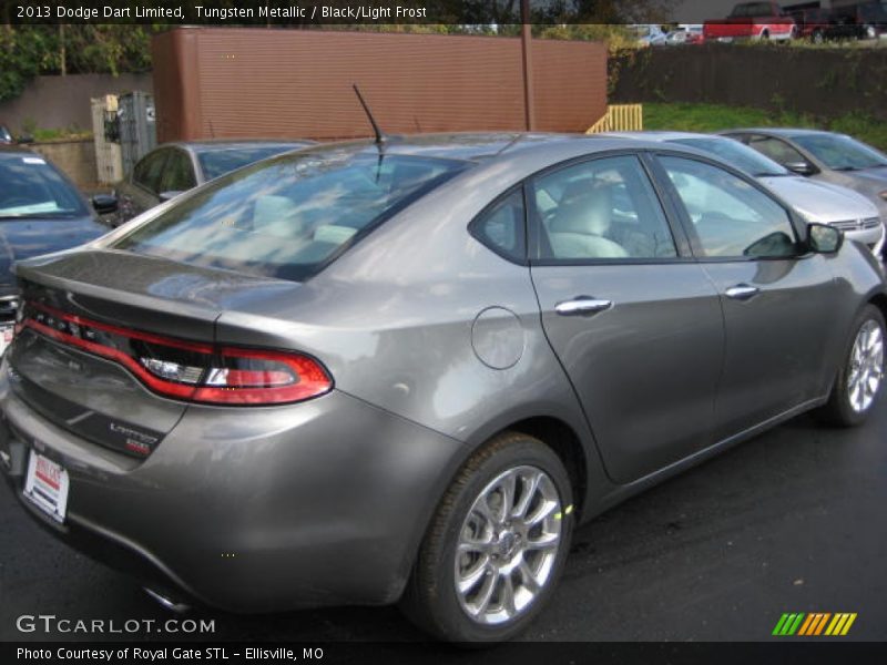 Tungsten Metallic / Black/Light Frost 2013 Dodge Dart Limited