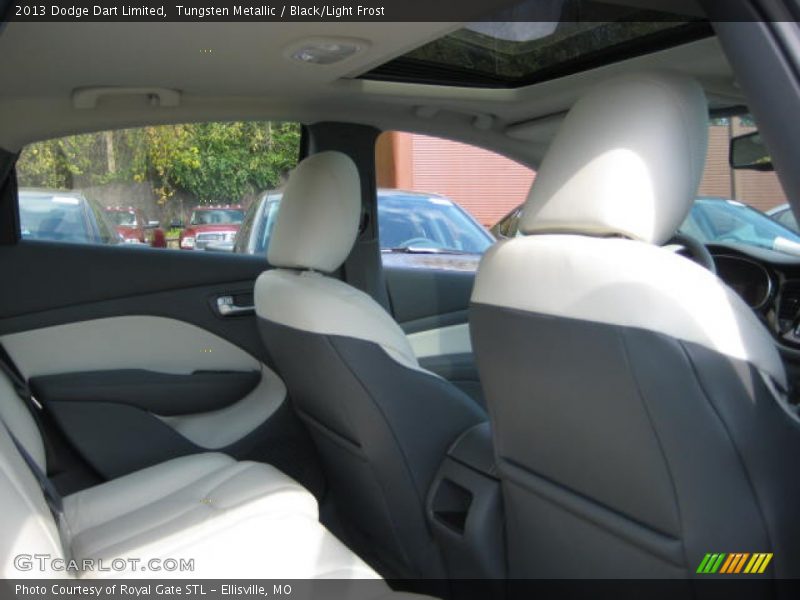 Tungsten Metallic / Black/Light Frost 2013 Dodge Dart Limited