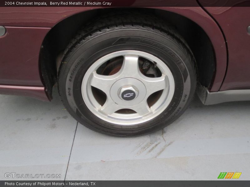 Berry Red Metallic / Medium Gray 2004 Chevrolet Impala