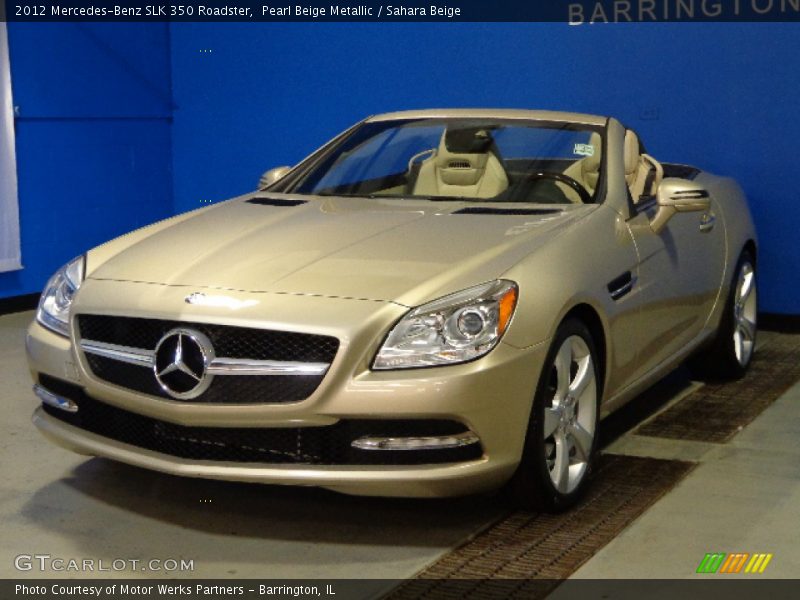 Front 3/4 View of 2012 SLK 350 Roadster