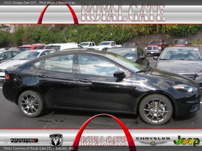 Pitch Black / Diesel Gray 2013 Dodge Dart SXT
