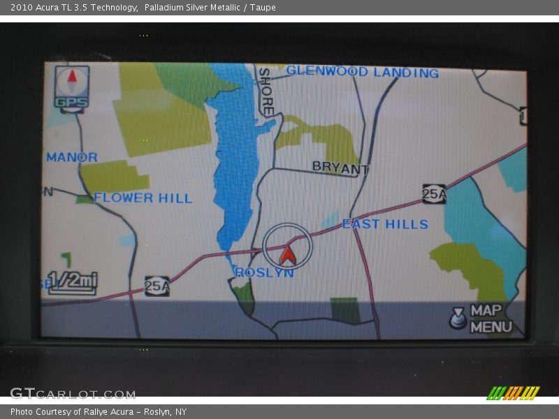 Palladium Silver Metallic / Taupe 2010 Acura TL 3.5 Technology
