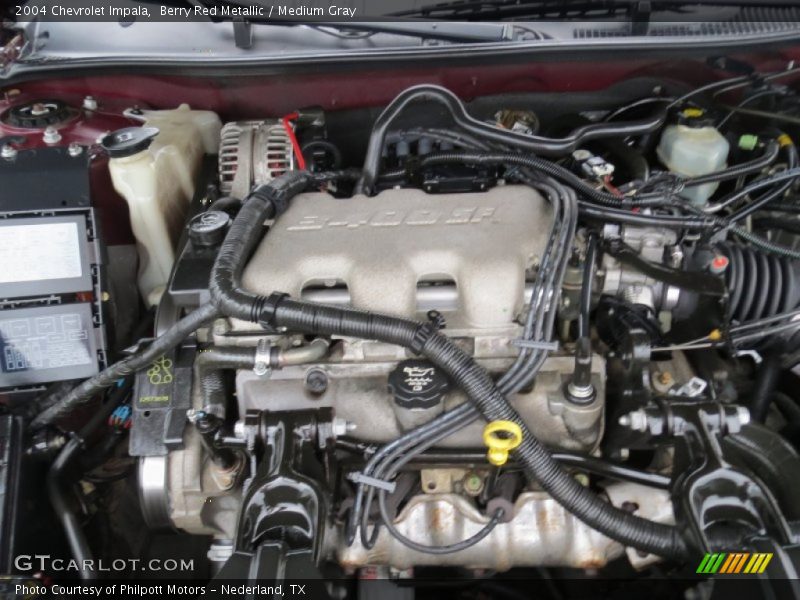 Berry Red Metallic / Medium Gray 2004 Chevrolet Impala