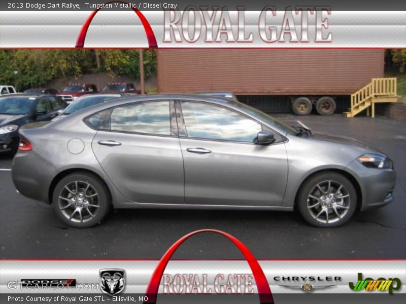 Tungsten Metallic / Diesel Gray 2013 Dodge Dart Rallye