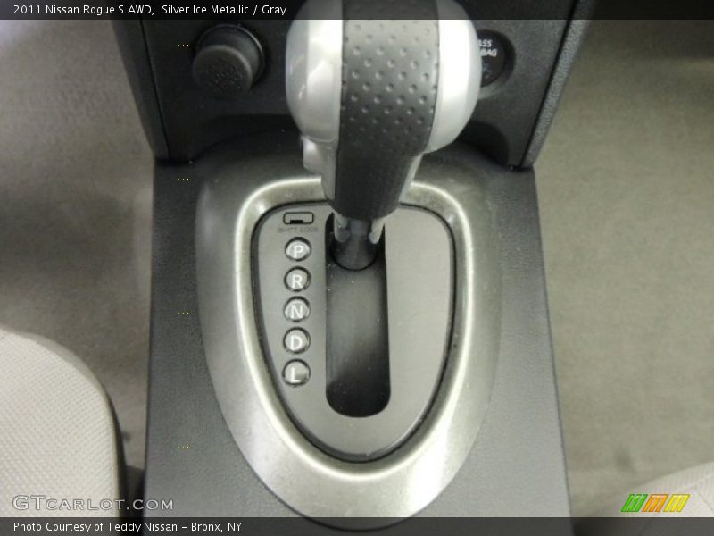 Silver Ice Metallic / Gray 2011 Nissan Rogue S AWD