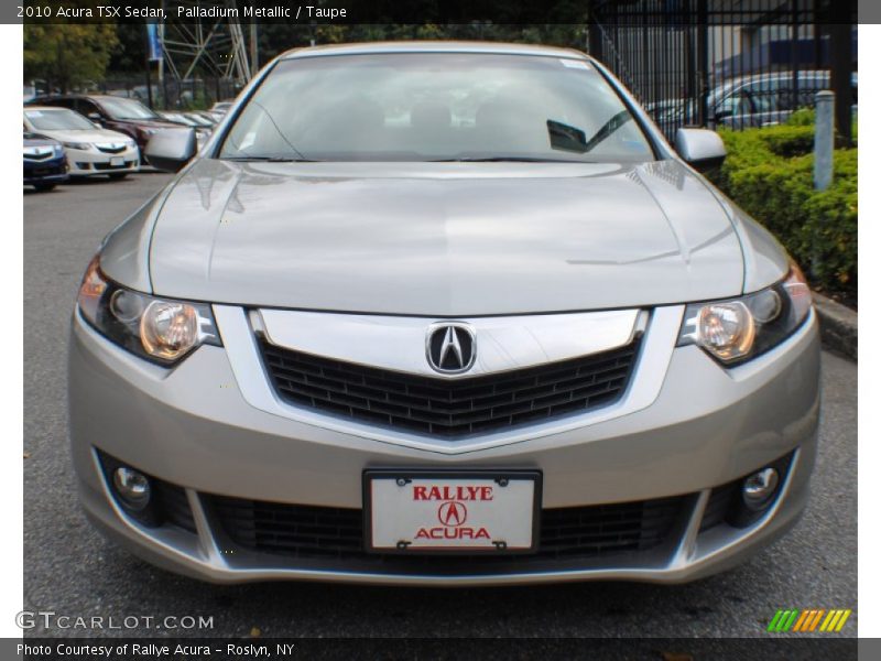 Palladium Metallic / Taupe 2010 Acura TSX Sedan