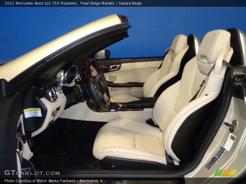 Front Seat of 2012 SLK 350 Roadster