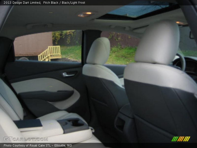 Pitch Black / Black/Light Frost 2013 Dodge Dart Limited