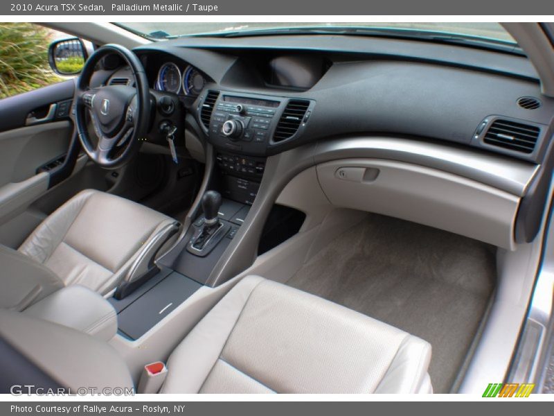 Palladium Metallic / Taupe 2010 Acura TSX Sedan