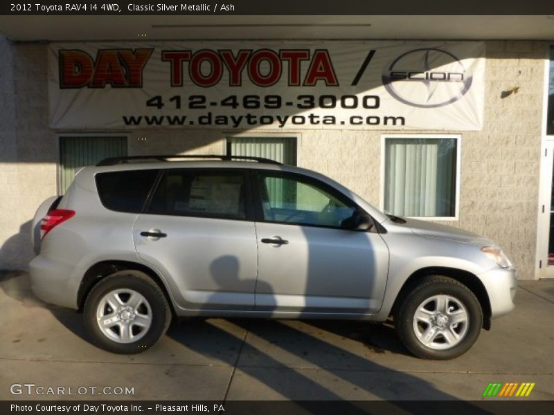 Classic Silver Metallic / Ash 2012 Toyota RAV4 I4 4WD