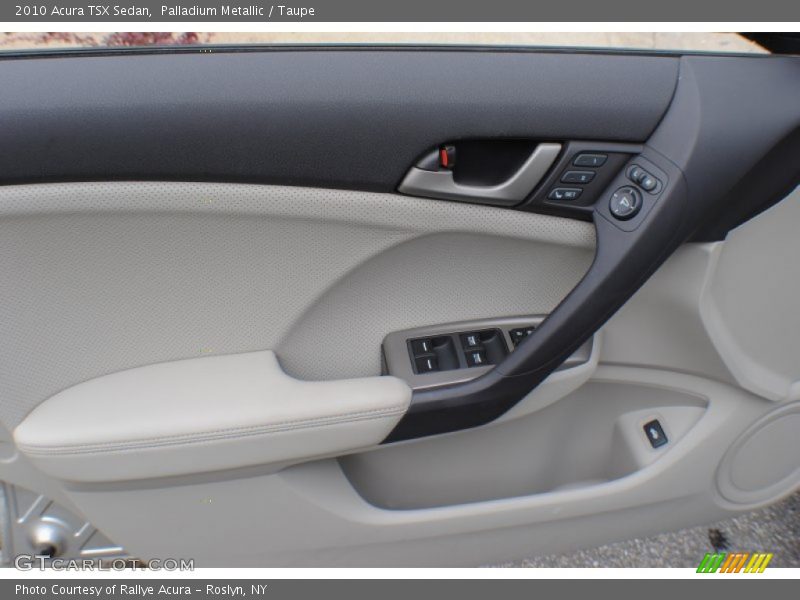 Palladium Metallic / Taupe 2010 Acura TSX Sedan