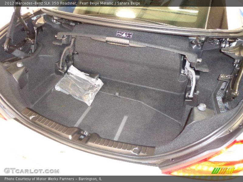  2012 SLK 350 Roadster Trunk