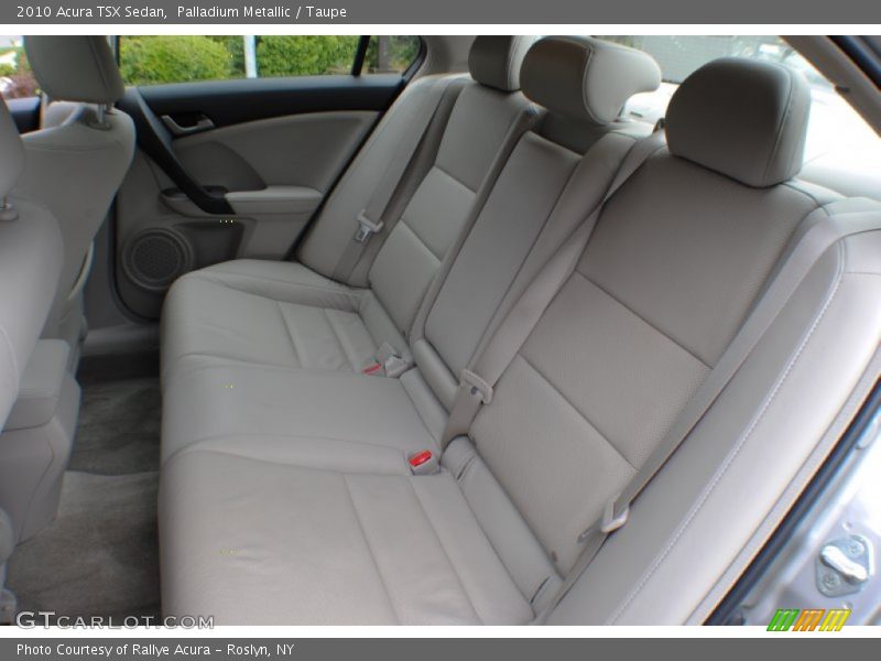 Palladium Metallic / Taupe 2010 Acura TSX Sedan