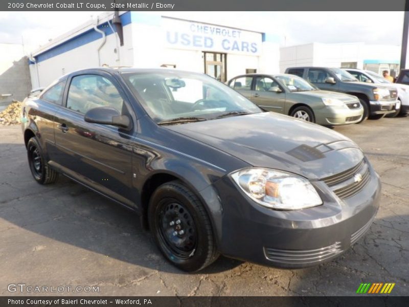 Slate Metallic / Ebony 2009 Chevrolet Cobalt LT Coupe