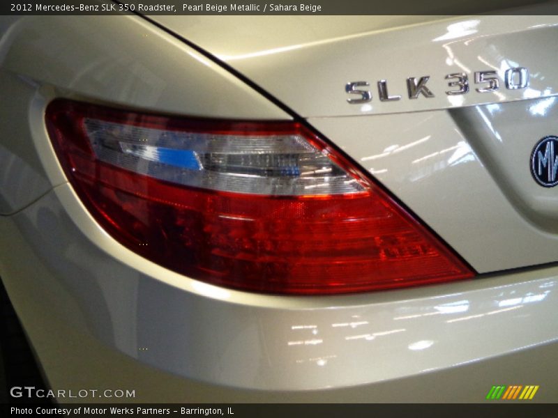 Pearl Beige Metallic / Sahara Beige 2012 Mercedes-Benz SLK 350 Roadster