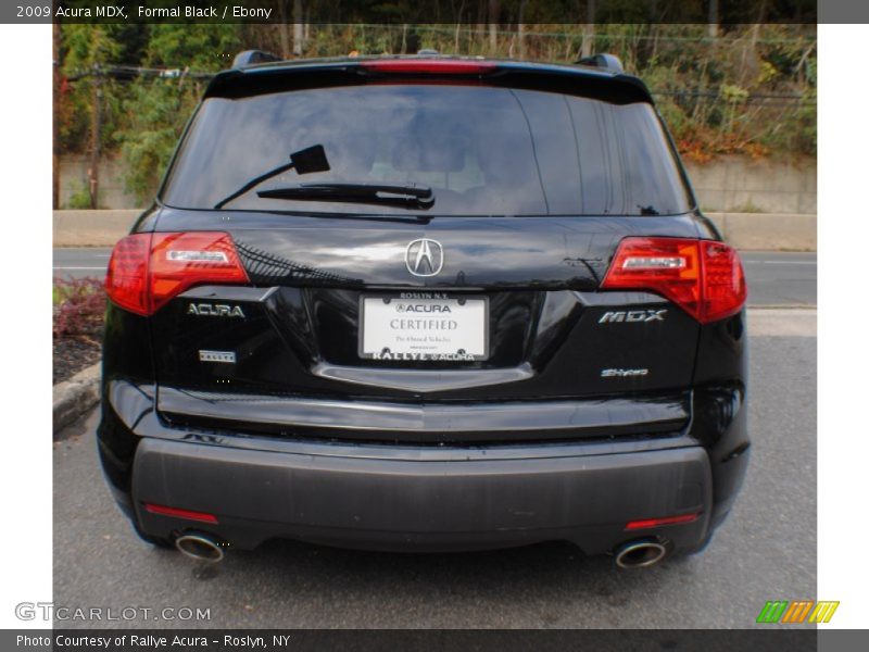 Formal Black / Ebony 2009 Acura MDX