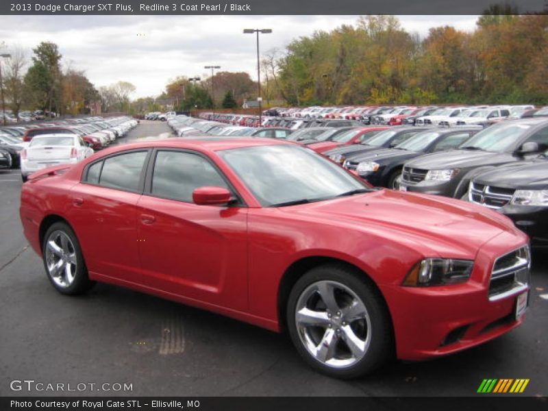 Redline 3 Coat Pearl / Black 2013 Dodge Charger SXT Plus
