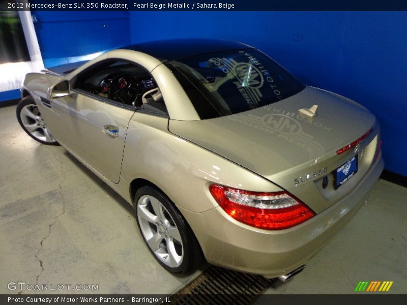 2012 SLK 350 Roadster Pearl Beige Metallic