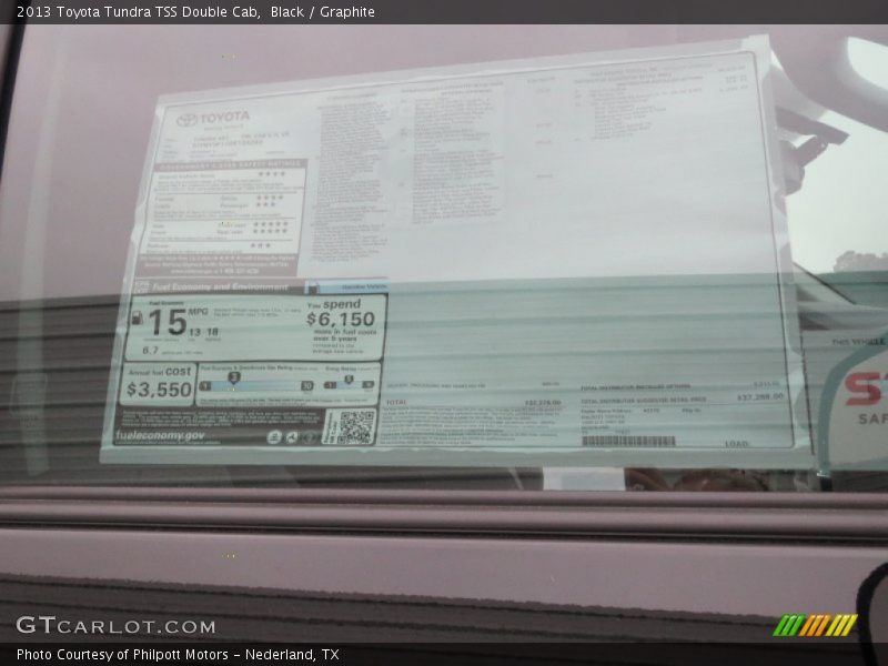 Black / Graphite 2013 Toyota Tundra TSS Double Cab