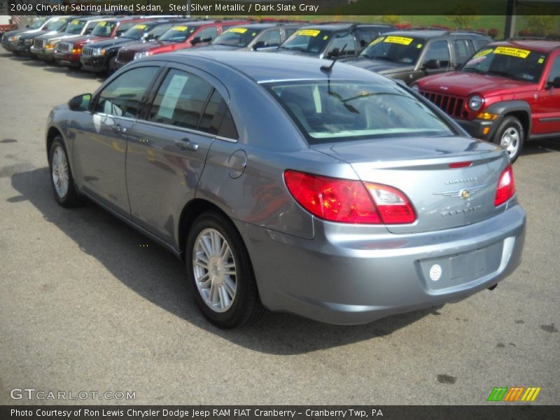 Steel Silver Metallic / Dark Slate Gray 2009 Chrysler Sebring Limited Sedan