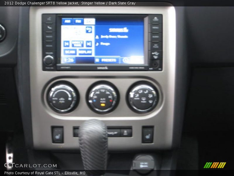 Stinger Yellow / Dark Slate Gray 2012 Dodge Challenger SRT8 Yellow Jacket