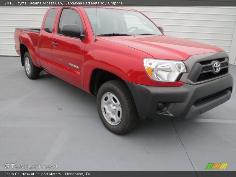 Barcelona Red Metallic / Graphite 2013 Toyota Tacoma Access Cab