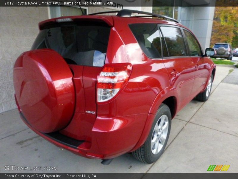 Barcelona Red Metallic / Ash 2012 Toyota RAV4 Limited 4WD