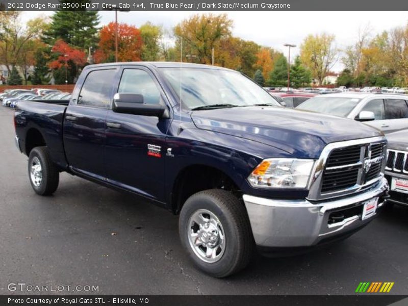 True Blue Pearl / Dark Slate/Medium Graystone 2012 Dodge Ram 2500 HD ST Crew Cab 4x4