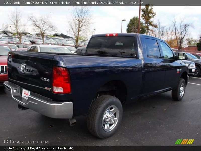 True Blue Pearl / Dark Slate/Medium Graystone 2012 Dodge Ram 2500 HD ST Crew Cab 4x4