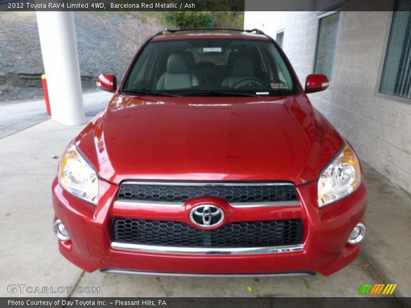 Barcelona Red Metallic / Ash 2012 Toyota RAV4 Limited 4WD