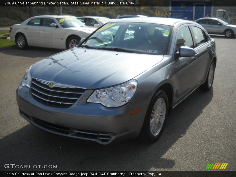 Steel Silver Metallic / Dark Slate Gray 2009 Chrysler Sebring Limited Sedan