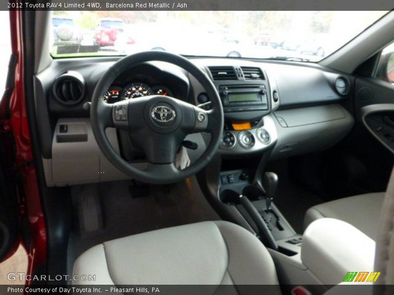 Barcelona Red Metallic / Ash 2012 Toyota RAV4 Limited 4WD