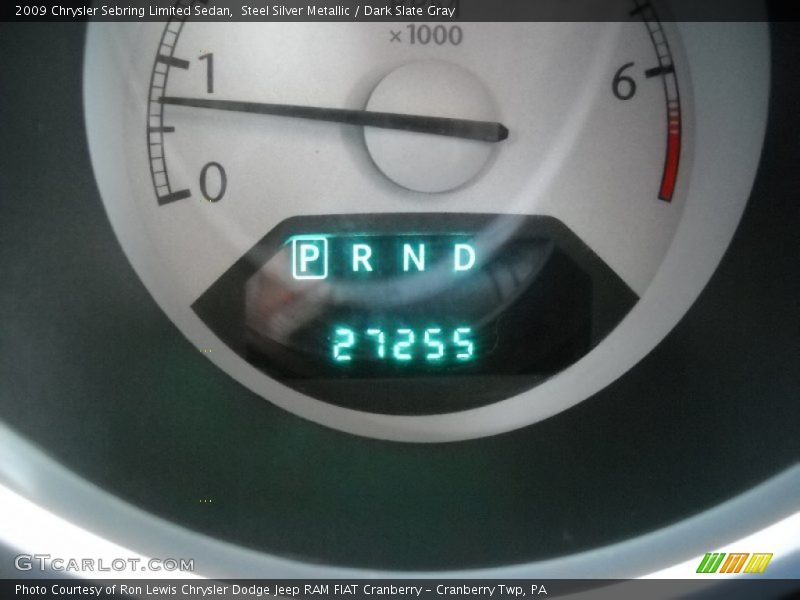 Steel Silver Metallic / Dark Slate Gray 2009 Chrysler Sebring Limited Sedan