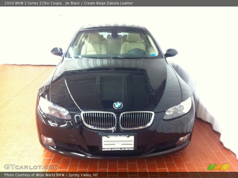 Jet Black / Cream Beige Dakota Leather 2009 BMW 3 Series 328xi Coupe