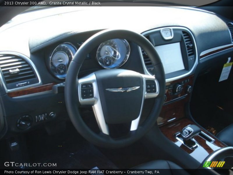 Granite Crystal Metallic / Black 2013 Chrysler 300 AWD