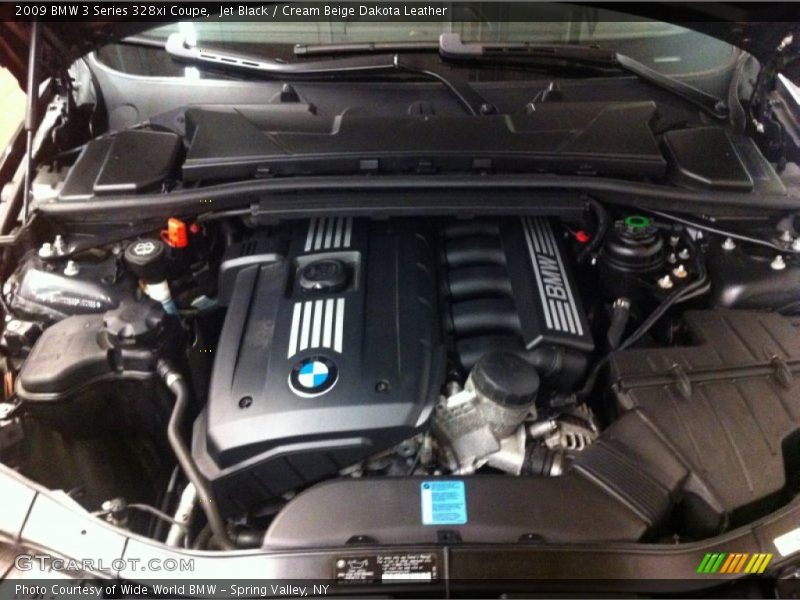 Jet Black / Cream Beige Dakota Leather 2009 BMW 3 Series 328xi Coupe